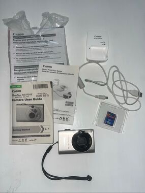 Canon PowerShot SD770 IS Digital Elph tested working with books memory cards bat